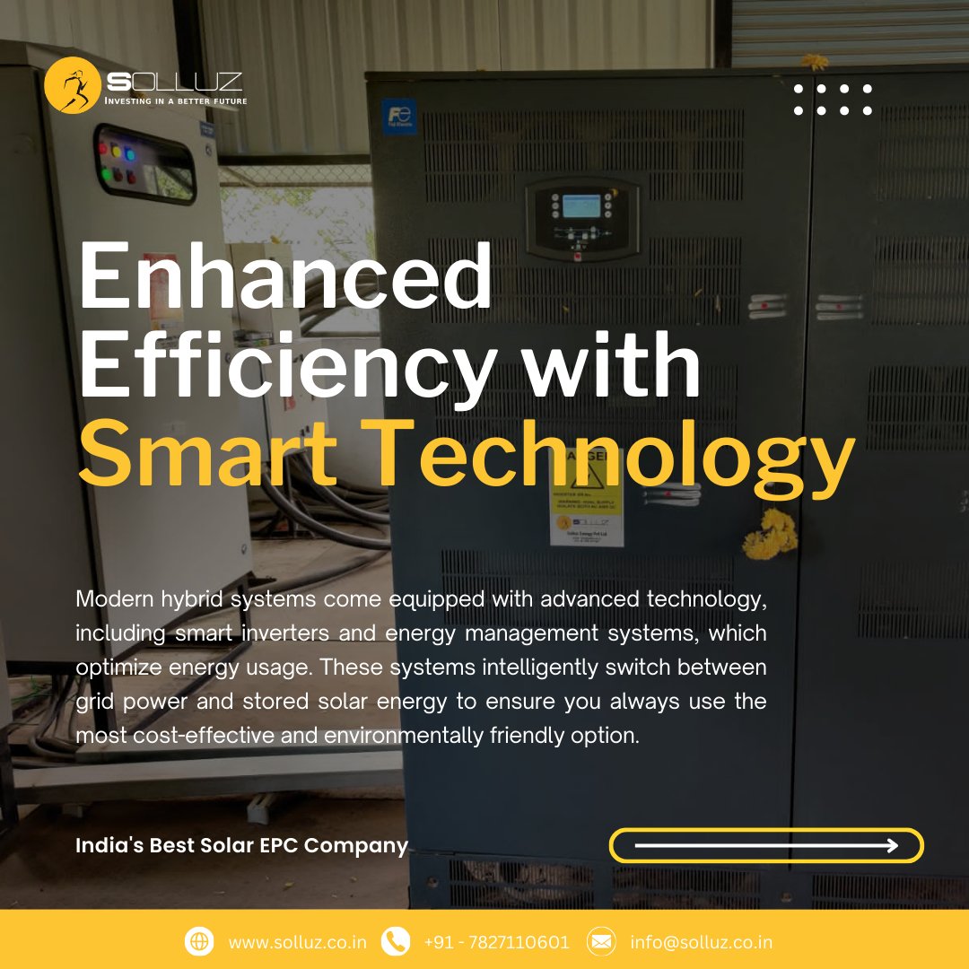 Solluz_Energy's tweet photo. Struggling with high energy bills or worried about power outages? Discover the game-changing benefits of hybrid solar systems – a smarter way to power your home or business with cost savings and energy independence!
#HybridSolarSystems #SolarEnergyIndia #EnergyIndependence https://t.co/VNEUmM3QHM