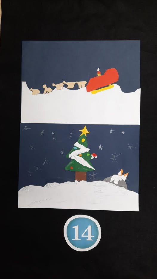 PeLaLPR's tweet photo. Someadventtikalenterimme luukusta 14 löytyy näin jouluisia maisemia! 🎅🎄

Taiteilijoina Altti ja Nelli.

#someadventtikalenteri #pelastakaalapset #lappeenranta https://t.co/s0M26nmavE