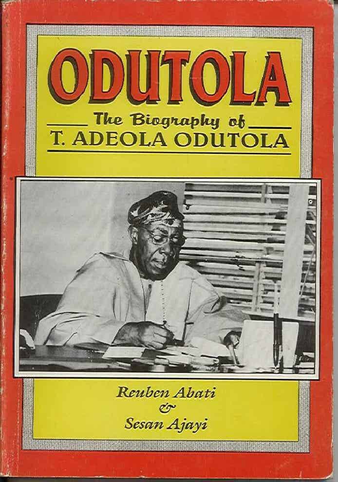 Dr <a href="/abati1990/">Reuben Abati</a> and the late Sesan Ajayi co-wrote an Odutola biography. 

Odutola was on <a href="/TIME/">TIME</a>’s 1965 feature on Nigeria’s richest men. 

Odutola’s daughter, Oyinade Odutola-Olurin, an Ophthalmologist, is Nigeria’s first female Professor of Medicine. Turned 90 this year.