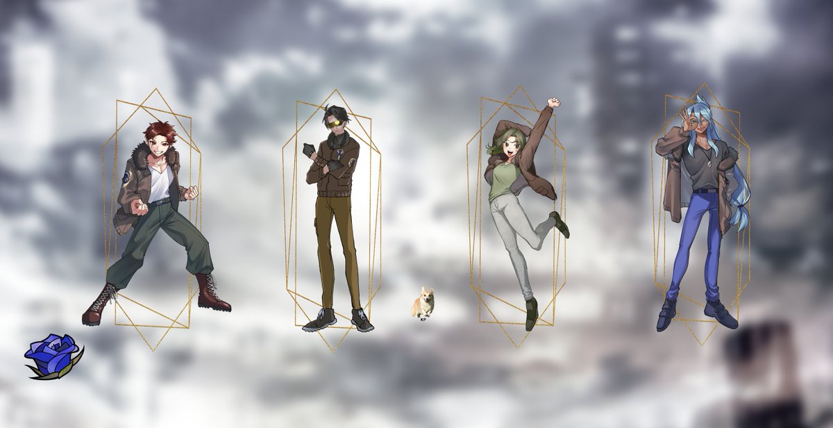 「CoC『ATHENA』あおいさん 明星 流火 / 菘さん阿万野 ハル斗 / よん」|志摩👓のイラスト