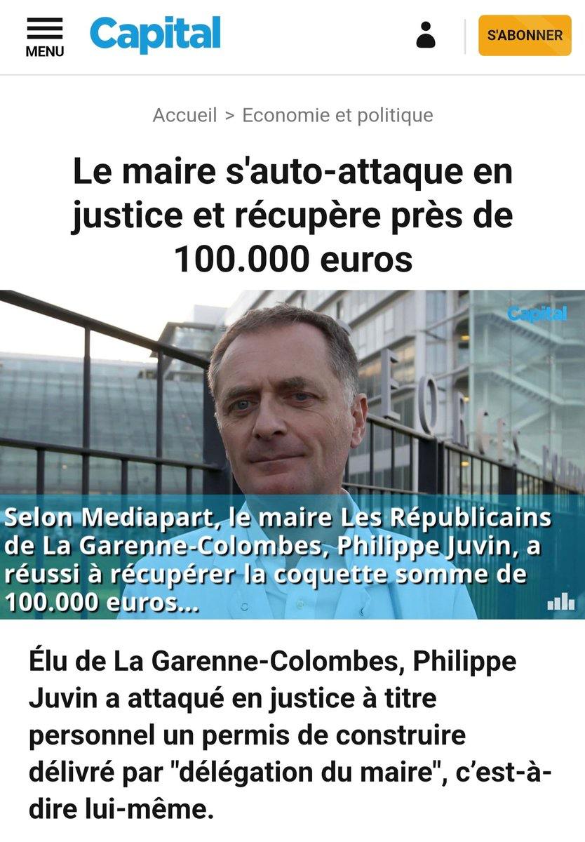 NiONiPardon's tweet photo. 🔴 DEVOIR DE MÉMOIRE
11/2019 Philippe Juvin : le maire s'auto-attaque en justice et récupère près de 100 000 euros.
#100patates
https://t.co/4x73h2F4jm
Tous les liens
👉 https://t.co/TjlLUmzK1U