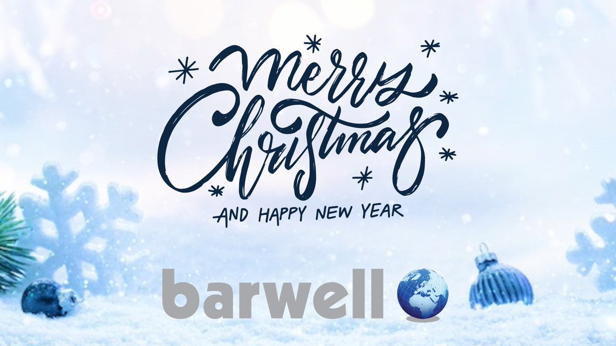 Merry Christmas and a Happy New Year from all at Barwell Global. We appreciate your continued trust in us over the past 12 months and thank you for being such an important part of our success and ability to innovate.