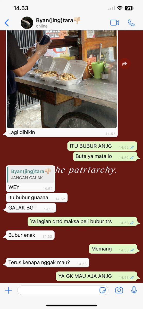 bithermine's tweet photo. Bubur mau? https://t.co/yatn8xgm9Q