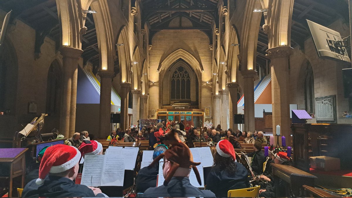 OldHallBrass's tweet photo. Pictures from our wonderful festive concert at St James #poolstock #wigan last night.
Are we playing there again next year? You bet we are! https://t.co/sTzRtAnBkY