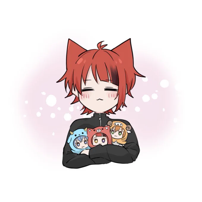 グッズ紹介動画のぬい抱えてぬくぬくのりいぬくんかわいかったのらくがき 