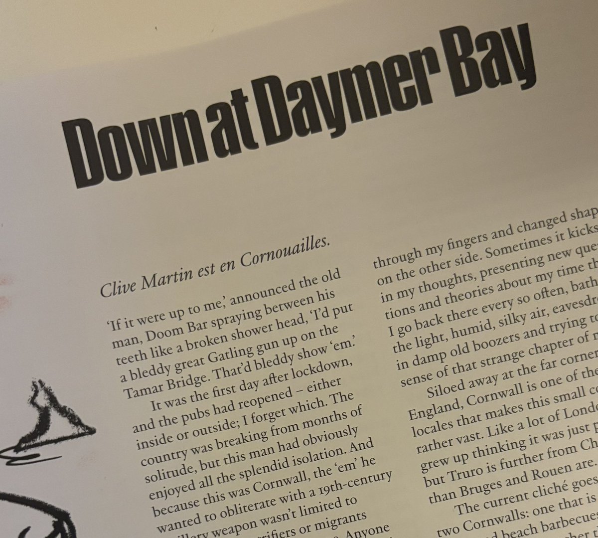 Orlando__Bird's tweet photo. Lots of excellent stuff in the latest issue of @The_Fence_Mag, but having grown up in Cornwall I particularly enjoyed this by @clive_mart1n about the strangeness of the place. Good to see Trago Mills given serious attention https://t.co/rAuaKBe2AT