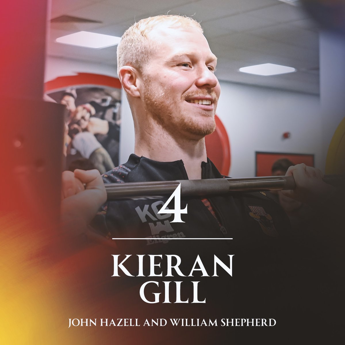 🔢 | Squad Number 4⃣... Kieran Gill!

🤝 | Sponsored by John Hazell and William Shepherd!

#StrengthInNumbers