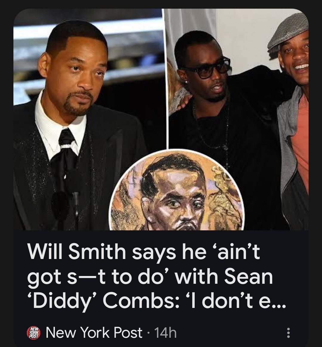 Will Smith says he ‘ain’t got shit to do’ with Sean ‘Diddy’ Combs: ‘I don’t even like baby oil’ #diddy #puffy #DiddyFreakoffs #willsmith #slappedthatbitch