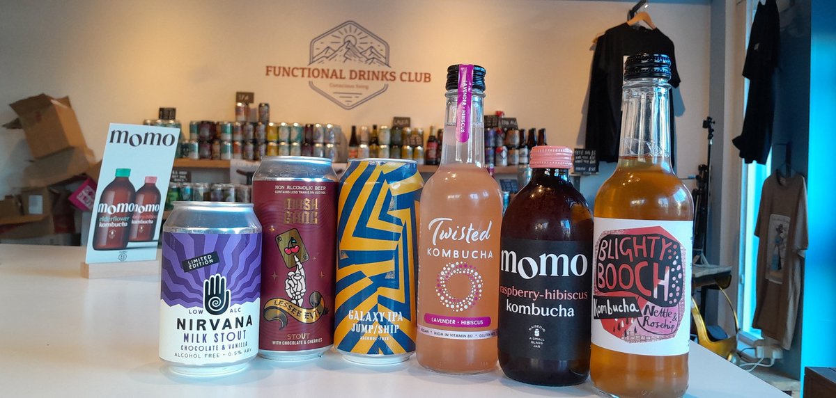 Stuart_Pickard's tweet image. Still trying to get into the #Tea #FermentedTea #Kombucha drinking @momoKombucha @TwistedKombucha also the #NoAbvBeers @gang_mash @Jumpshipbeer @NirvanaBeerCo purchased via @FunctionalDrink #Otley #Yorkshire #VisitYorkshire #VisitOtley #BeerShopping #ShopLocal #SupportLocal