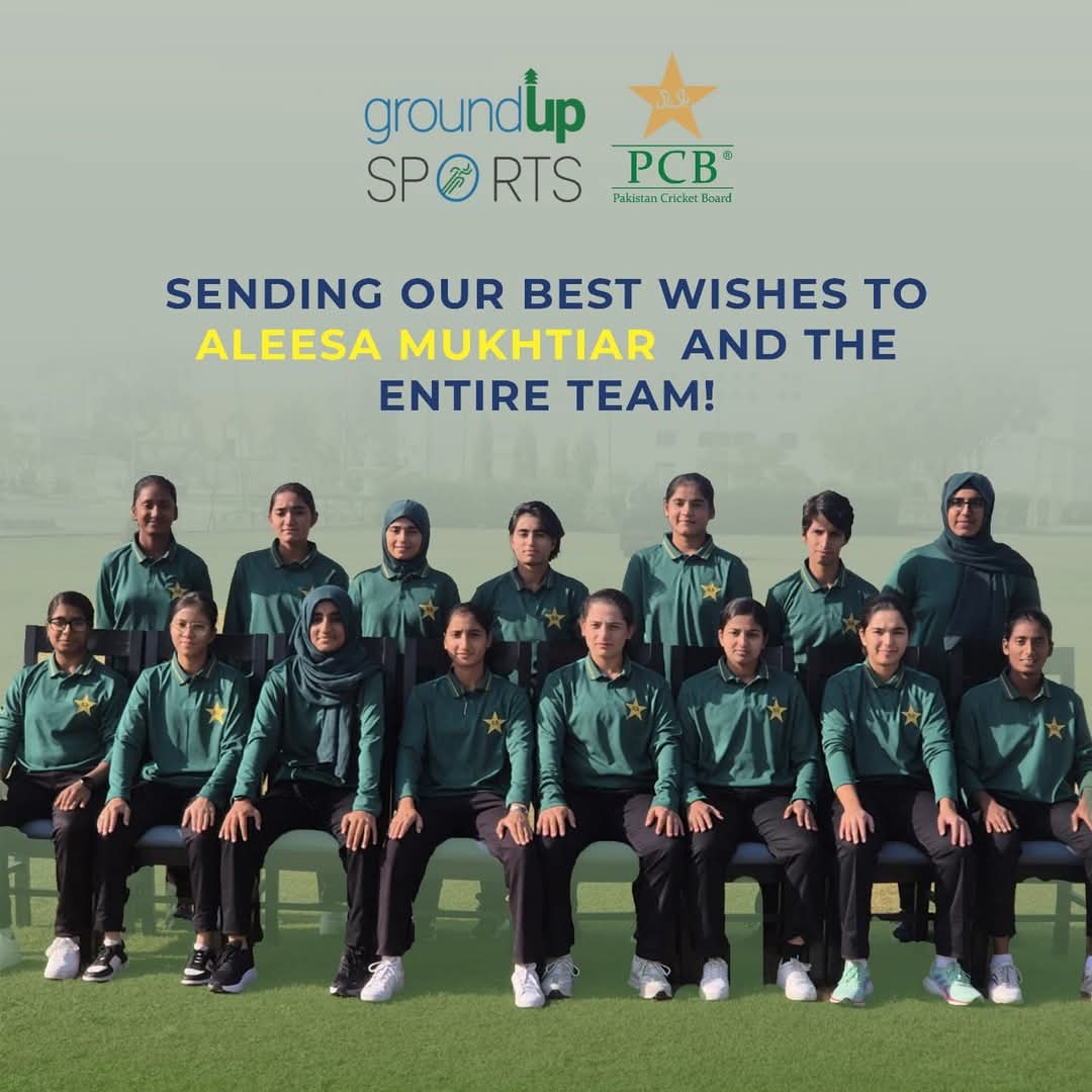Groundup Sports (@groundup_sports) on Twitter photo Pakistan U19 team is ready to conquer the T-20 Asia Cup! 🇵🇰🌍
Shoutout to Aleesa Mukhtiar of <a href="/GroundUpSports/">GroundUpSports</a> & the entire team! Wishing you a victorious journey! 🌟
#Cricket #PakistanU19 #AsiaCup #cricketupdates #SportsUpdate #PakistanCricket #Pakistan Pakistan U19 team is ready to conquer the T-20 Asia Cup! 🇵🇰🌍
Shoutout to Aleesa Mukhtiar of <a href="/GroundUpSports/">GroundUpSports</a> & the entire team! Wishing you a victorious journey! 🌟
#Cricket #PakistanU19 #AsiaCup #cricketupdates #SportsUpdate #PakistanCricket #Pakistan