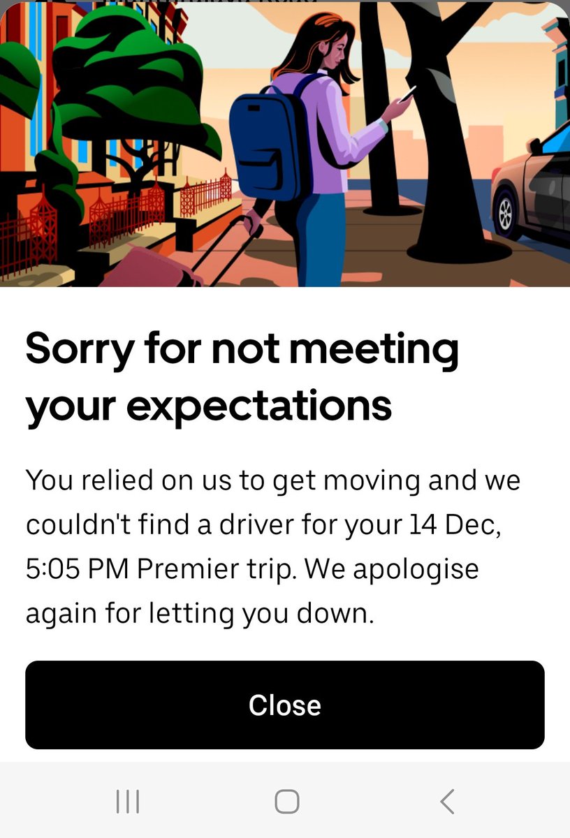 deepakIntc's tweet photo. @UberIN_Support Received this on app. Typically uber compensate driver if cancelled by customer. I am yet to see them compensating me in this case. https://t.co/GQQV5KObSl