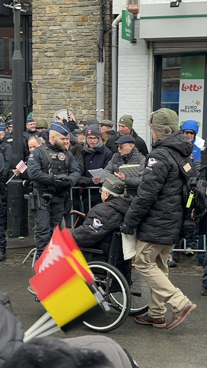 Last #ww2 veterans in #Bastogne