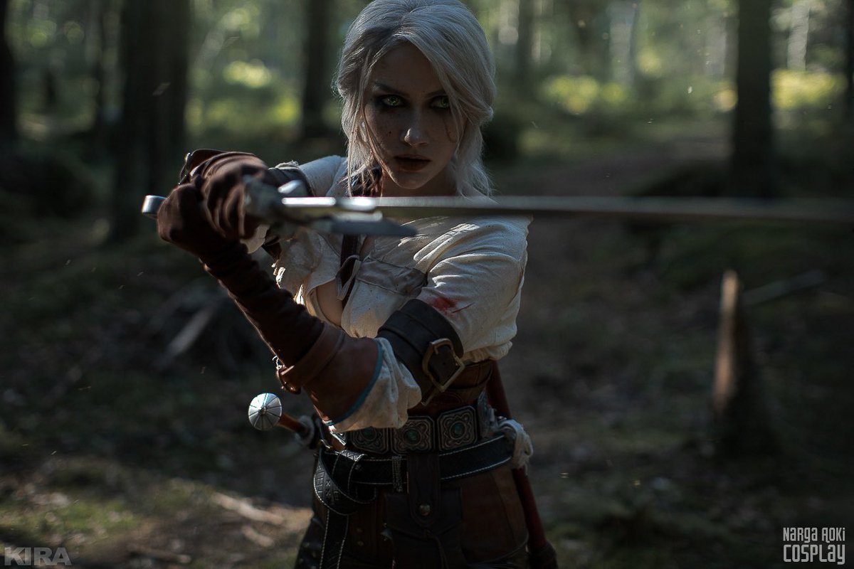 NargaCosplay's tweet photo. ���I’m not Falka. I'm Ciri of Kaer Morhen. I'm a witcher! I've come here to kill you.”

Cosplay by me | photo by @kmitenkova 
#witcher https://t.co/dKNYPI3bfN