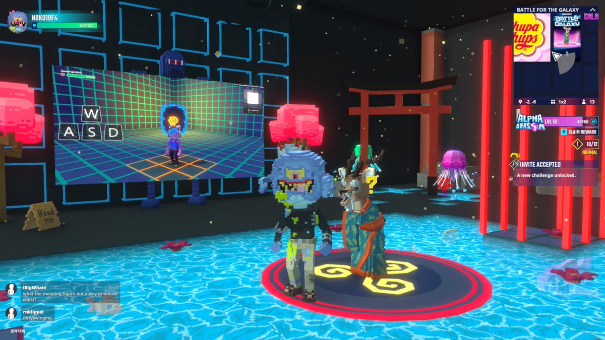 Training at the Battle of Galaxy Dojo in <a href="/TheSandboxGame/">The Sandbox</a>. Preparing to defend the universe, one punch at a time! 🥋🌌 <a href="/dancefightapp/">DANCEFIGHT</a> register-landings.sandbox.game/alphaseason4-s… #TheSandbox #AlphaSeason4 #AS4SocialChallenge