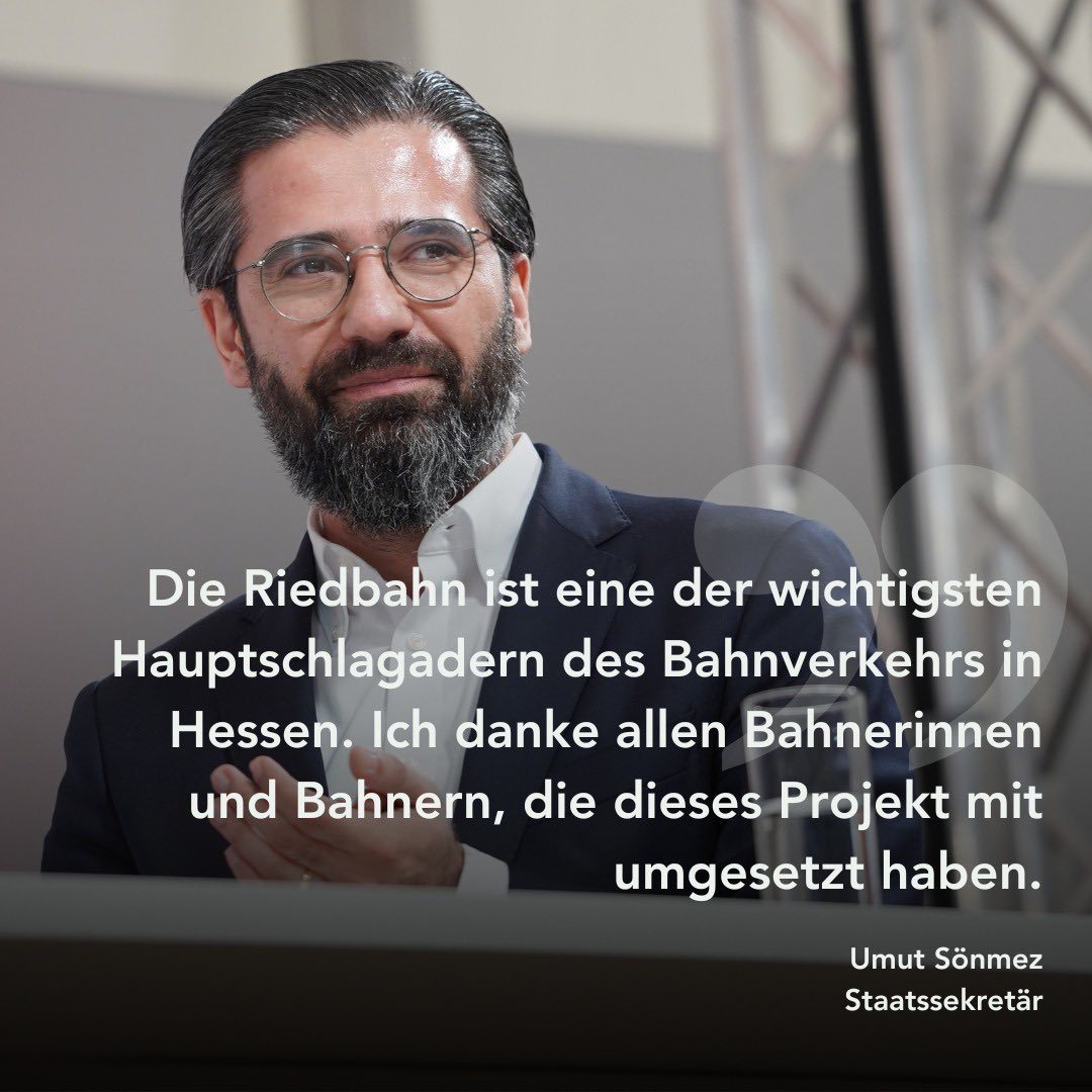 Die Deutsche Bahn (<a href="/DB_Bahn/">Deutsche Bahn Personenverkehr</a>) hat die erste Generalsanierung im hochbelasteten #Schienennetz erfolgreich abgeschlossen: Ab heute Abend, 23 Uhr, fahren wieder Züge über die #Riedbahn zwischen Frankfurt/Main und Mannheim.🚆🚄