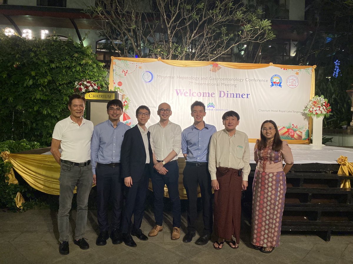 Jimmy Che-To Lai (@jimmylaict) on Twitter photo Gave a talk on #HBV and a talk on #BavenoVII gray zone in Myanmar GI&Hepatology Conference. Inspiring talks by many hepatology giants! <a href="/SengGeeLim1/">Seng Gee Lim</a> <a href="/aunghlaingbwa/">Aung Hlaing Bwa MBBS, FRCP</a> <a href="/DrHuangDQ/">Daniel Huang</a> <a href="/Apichatka/">Dr.Bornie</a> Gave a talk on #HBV and a talk on #BavenoVII gray zone in Myanmar GI&Hepatology Conference. Inspiring talks by many hepatology giants! <a href="/SengGeeLim1/">Seng Gee Lim</a> <a href="/aunghlaingbwa/">Aung Hlaing Bwa MBBS, FRCP</a> <a href="/DrHuangDQ/">Daniel Huang</a> <a href="/Apichatka/">Dr.Bornie</a>