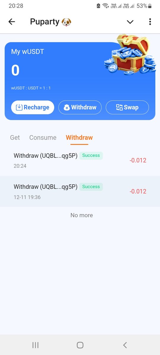hoang_tbc's tweet photo. Keo ngon nhe ae tuy ko nhieu nhưng lam phí gas thì ok. có thể rut hang ngày min chỉ 0.01usd 
Tư đông khai thác đông ppt hàng ngay vao nhân swap sang usdt la rut thăng về vi nhé

https://t.co/so0gdO5ISM https://t.co/0OeMQZ6UJr