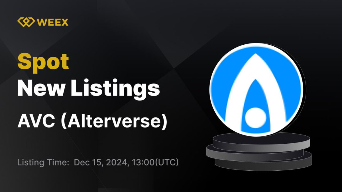 Alpha0xWeb3's tweet image. 鏈遊 #AlterVerse ( #AVC ) @AlterVerseGame 
12 / 15 號 1 Pm 上線開盤
以下CEX已經發布公告⬇️
🎉🎉🎉🔥🔥🔥🎊🎊🎊
@gate_io
@MEXC_Official
@WEEX_Official
@CoinWOfficial
@LBank_Exchange
@HotcoinGlobal
@AscendEX_
@BitMartExchange