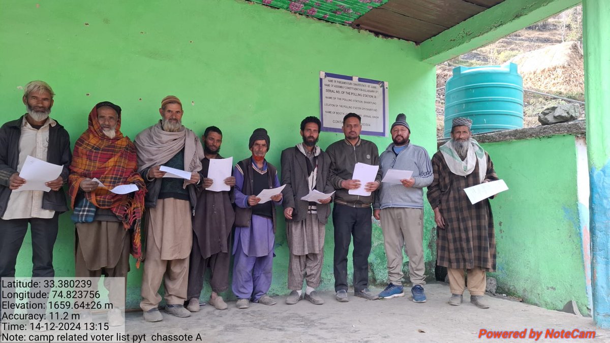 BlockChassana's tweet photo. #SummaryRevision2024

#SpecialCamps for  Panchayat Electoral Roll Revision carried out in all Panchayats by the PEBOs today. Contact your PEBO &amp; enroll.

#NoVoterToBeLeftBehind #MyVoteMyPride

@diprjk @AsadamAijaz @DMReasi @jkrddpr @Acpytreasi @MahoreSub @dioreasi1 @itsHemantVaid https://t.co/595cl20Qkn