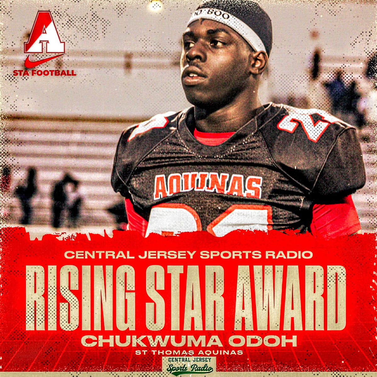 Congratulations to <a href="/CHUDAGOAT/">Chukwuma Odoh</a> on winning the <a href="/CJSportsRadio/">Central Jersey Sports Radio</a> Rising Star Award!! #BEGREAT‼️
