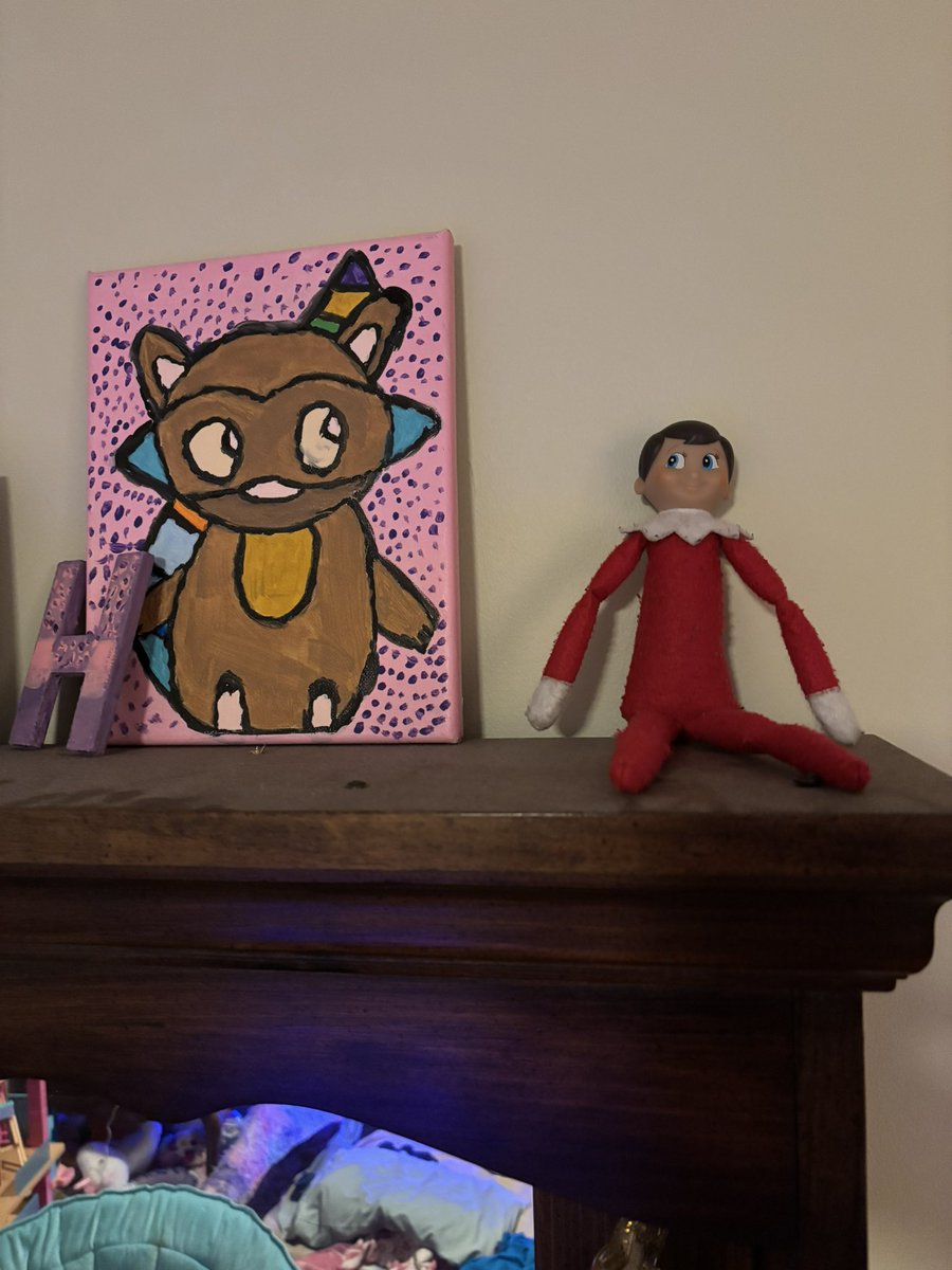 cutecolleen85's tweet image. Dash went and hid in Hannah’s room last night 😂

#adventureswithDash #elffun #Christmas2024