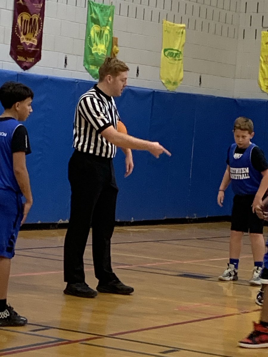College Basketball Official Brendan Costello giving back to Methuen Youth  Basketball  Thank you Brendan!