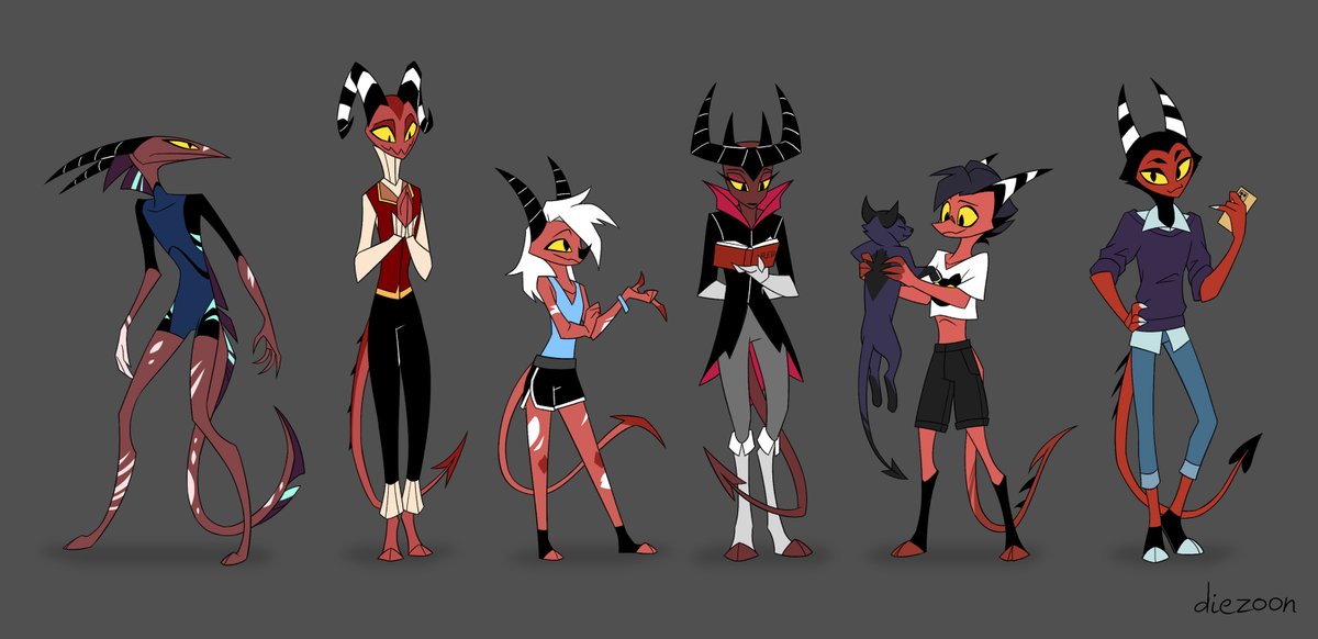 Wanted to draw some imps 😈
#HelluvaBoss