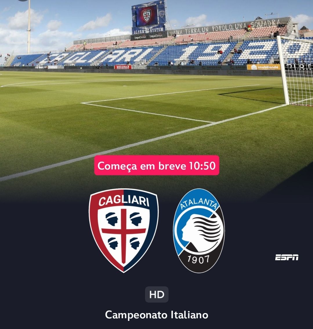 Ubiratan Leal (@ubiraleal) on Twitter photo #ItalianoNaESPN Fim de semana abre com a líder do Campeonato Italiano. Estou em Cagliari x Atalanta, narração de <a href="/conka/">Conrado Giulietti</a> na ESPN 2 e no Disney+ #ItalianoNaESPN Fim de semana abre com a líder do Campeonato Italiano. Estou em Cagliari x Atalanta, narração de <a href="/conka/">Conrado Giulietti</a> na ESPN 2 e no Disney+