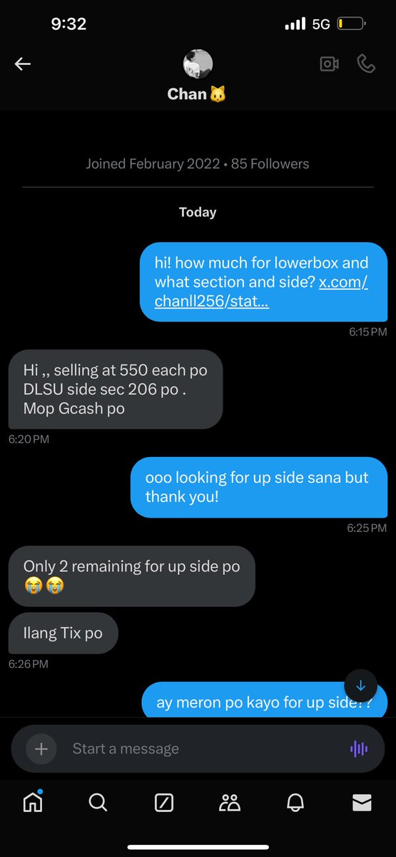 daeseouls's tweet photo. 🚨 SCAMMER ALERT 🚨 THREAD

Exposing @chanll256 for scamming and identity theft. Please don't trust this account. They sold me UAAP Game 3 Finals tickets, succeeded, and tried to continue scamming me. https://t.co/Ejm0eRF6cW