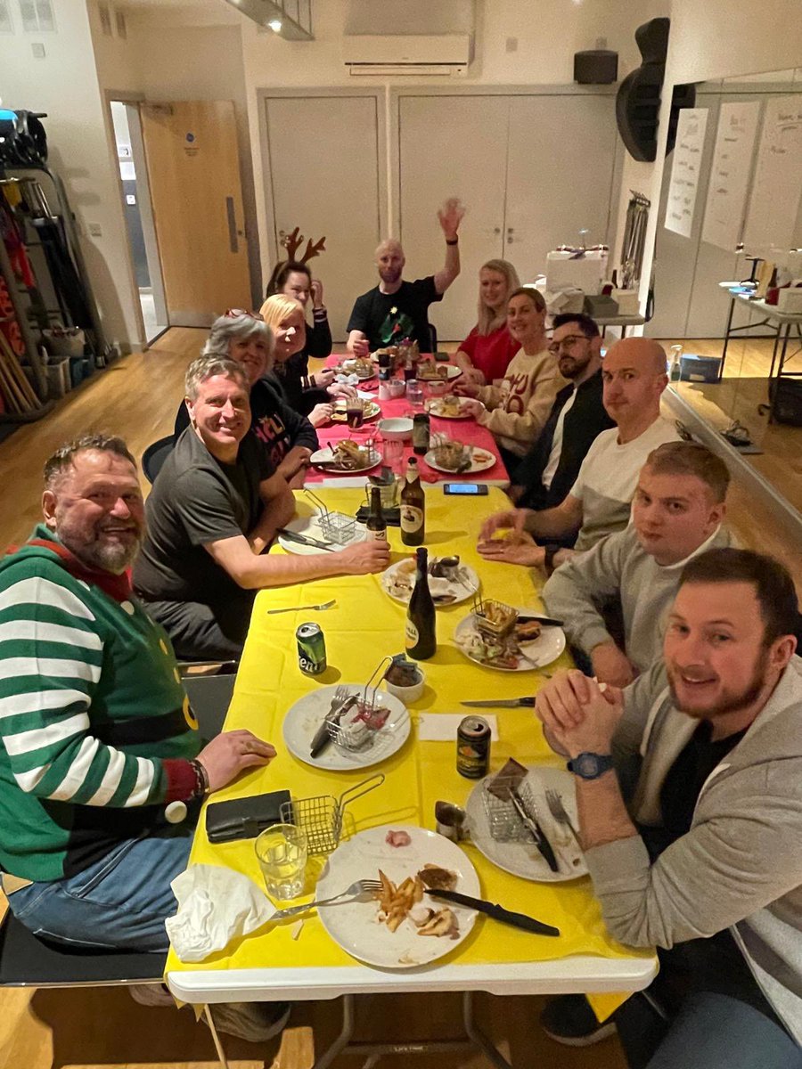 Amazing Christmas party.  Usual team meeting with the theme of TEAM.  Together Everybody Achieves More.
Discussing everybody’s evolving roles and responsibilities and the our online project Back Fit.  The the party began……..

#iamlifefit #asone #physiotherapy #ultrasoundscan