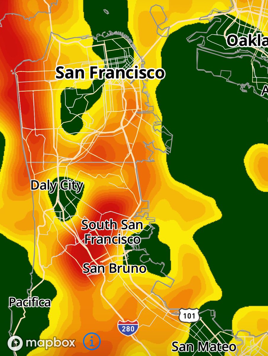 JohnShrable's tweet photo. Radar view of the cell capable of producing the tornado. Take cover in Northern San Mateo County and San Francisco. #tornado https://t.co/v3rEy8YPU5