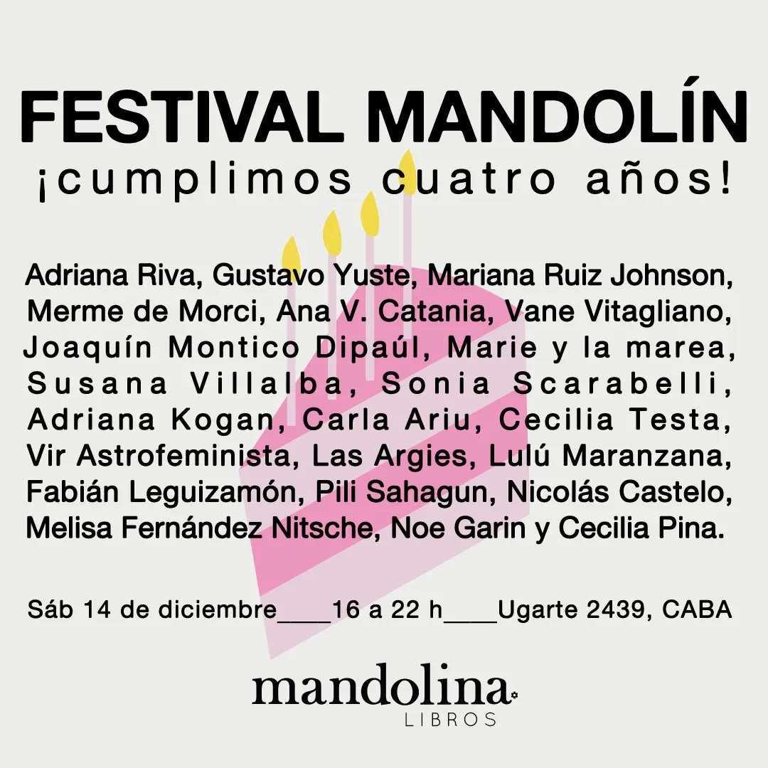 Mandolina Libros tweet media