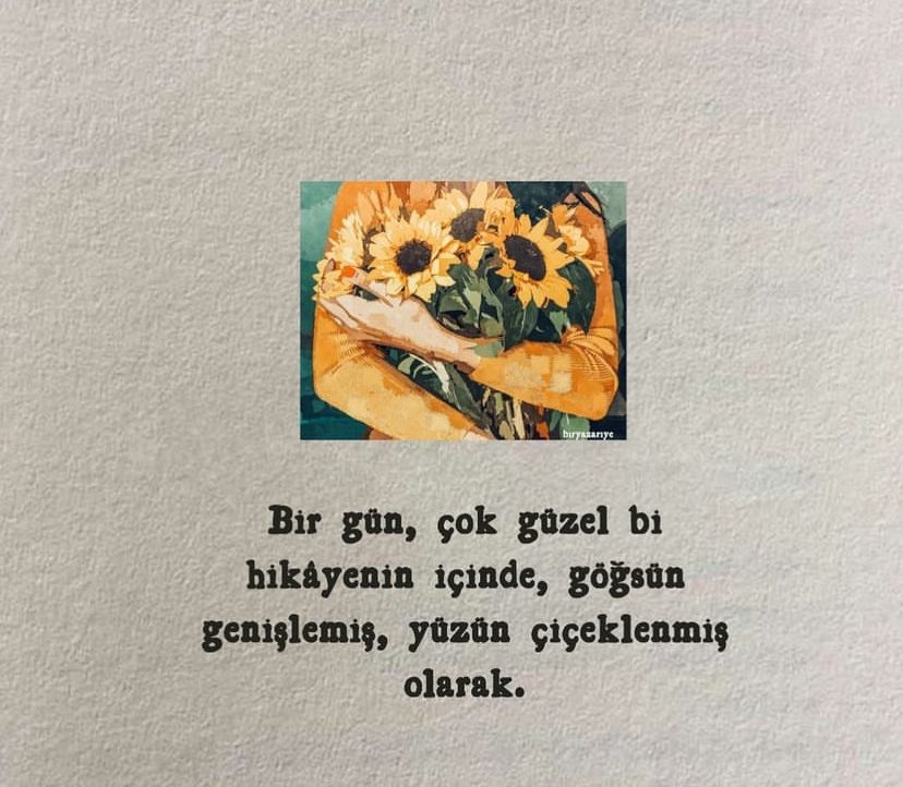 “Bir gün…”