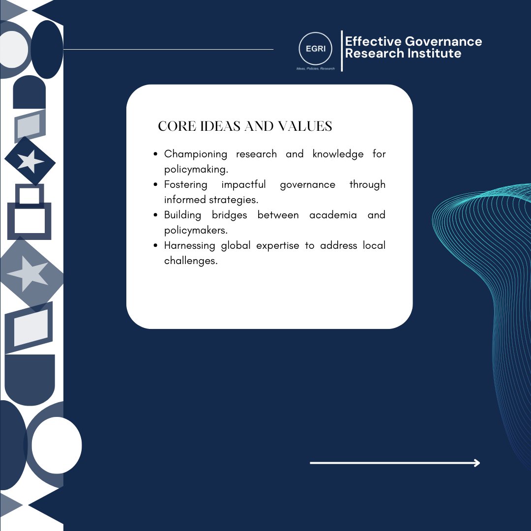 EffectiveGover3's tweet photo. EGRI is a multidisciplinary think tank committed to advancing effective governance in Nigeria. Our work bridges the gap between research and practice, empowering public and private sectors to tackle local and national challenges with evidence-based strategies. https://t.co/BEggJnEjJC