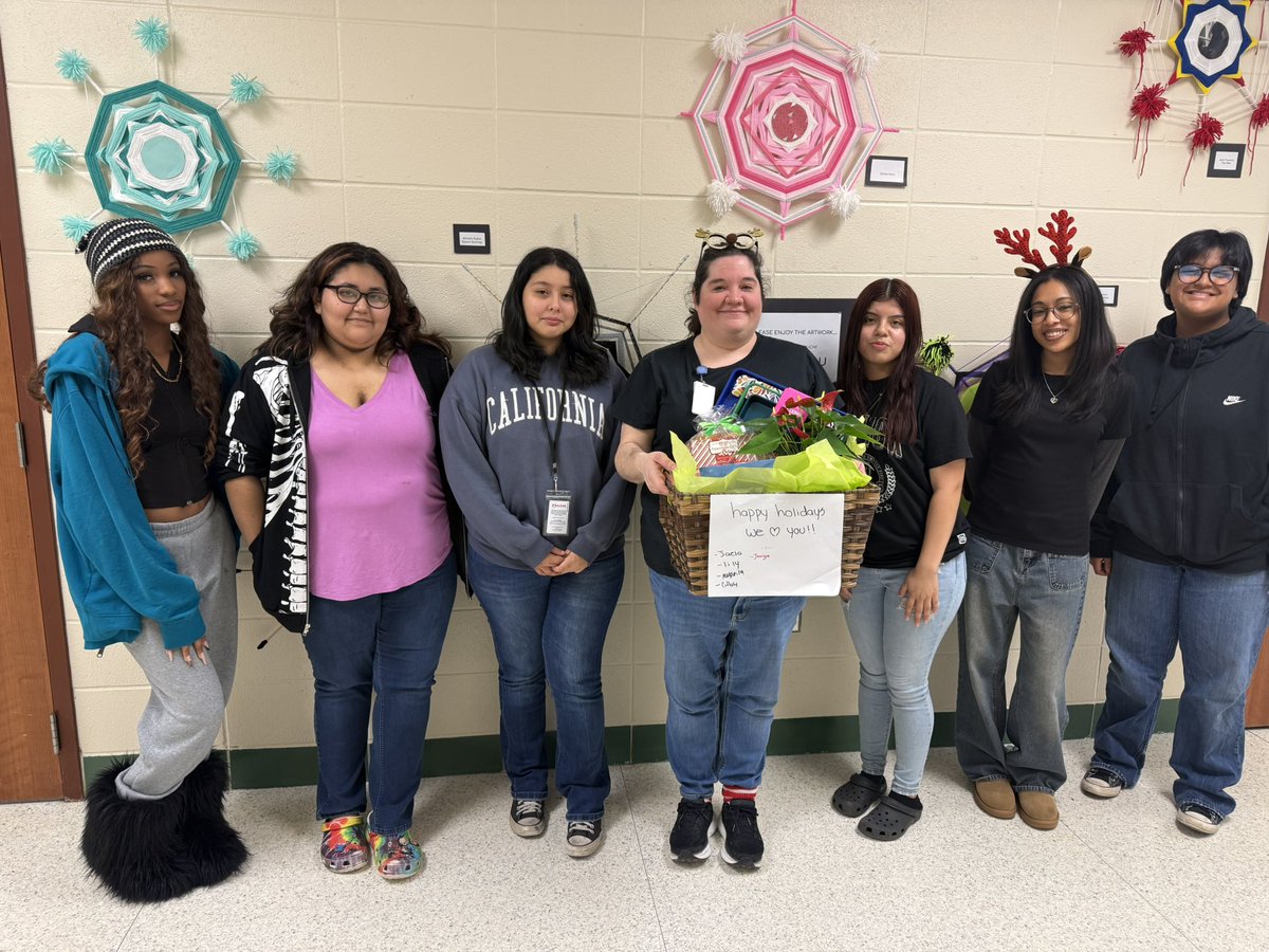 Ms. Amshoff (@msamshoff) on Twitter photo I have the most thoughtful students! They made me a Christmas basket with all my favorite things! They coordinated with <a href="/Claudia65129145/">Claudia Garcia</a> to hide it until they surprised me yesterday with it. They even asked made me a painting and crocheted a dolphin key chain for me! I have the most thoughtful students! They made me a Christmas basket with all my favorite things! They coordinated with <a href="/Claudia65129145/">Claudia Garcia</a> to hide it until they surprised me yesterday with it. They even asked made me a painting and crocheted a dolphin key chain for me!