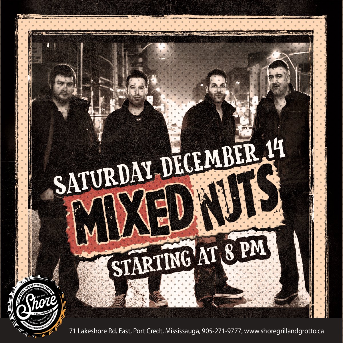 Experience the vibrant energy of Mixed Nuts, a dynamic four-piece band from the East Bay Area! Specializing in a diverse repertoire from the 40s to today, they deliver unforgettable performances across genres like Classic Rock, Motown, and Funk. Dance the night away