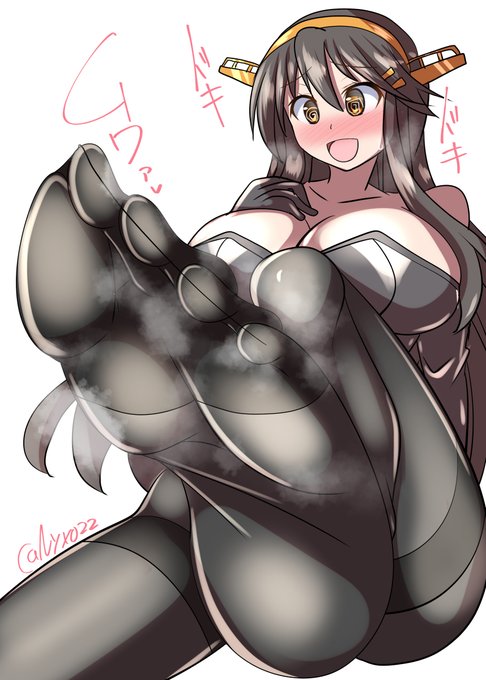 「はい…榛名は足裏のニオイを嗅がれても大丈夫です…!///」   
ムチムチ黒タイツ榛名さん(ˇωˇ)  
進水日おめでとう!(連続1744日目   
#艦これ版真剣お絵描き60分一本勝負_20241214
#艦これ版深夜の真剣お絵描き60分一本勝負 
#10000日チャレンジ #めび環んどろ 
#榛名進水日 