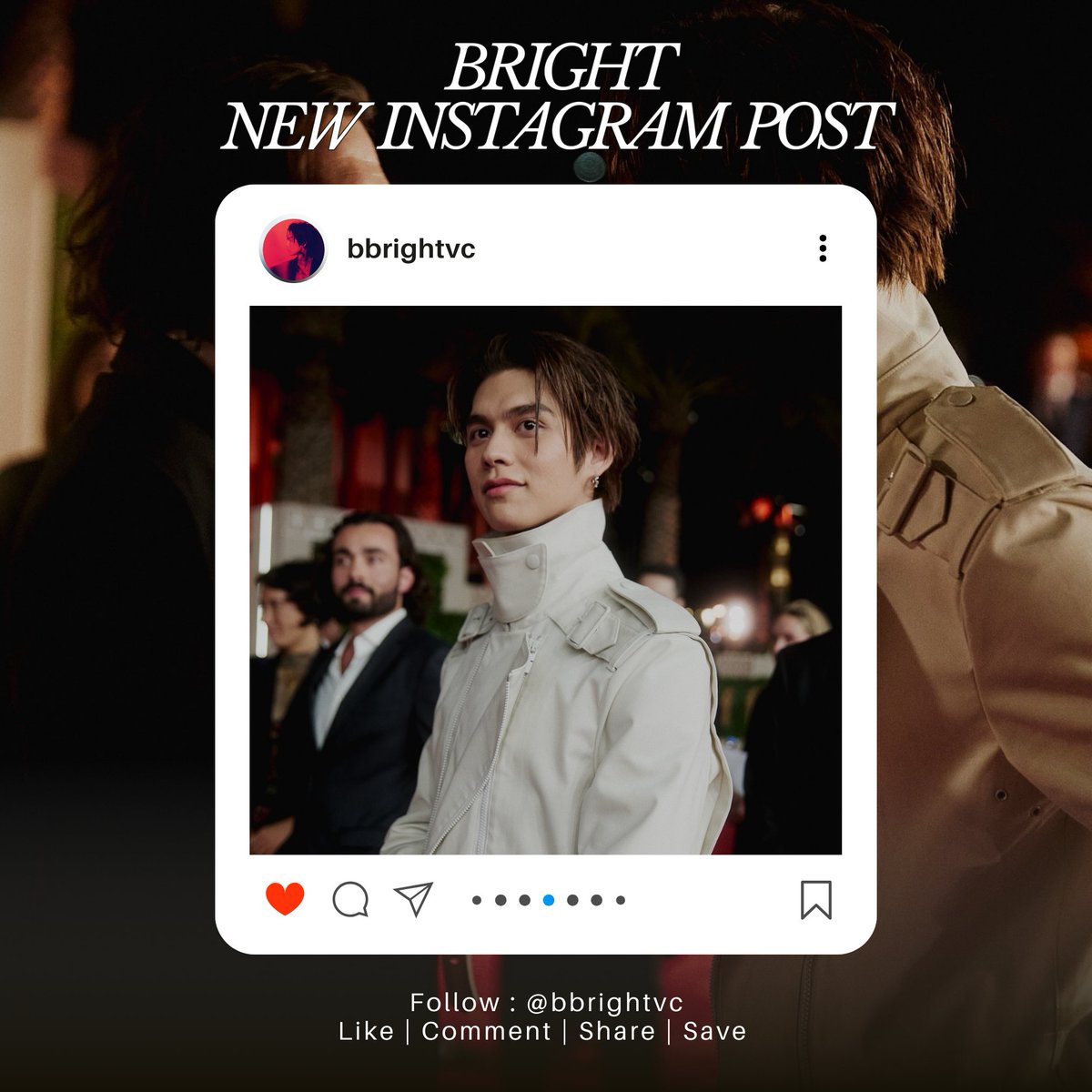 { Bright's Instagram Engagement } 📈

Please Like 👍🏻  |  Share ↗️  |  Comment 📝 Bright's Post 

IG : bbrightvc
📌 instagram.com/p/DDjcN9gIQFY/…

ฝากดไลค์ กดแชร์ คอมเม้นกันเยอะๆนะคะ  🙏🤍

#RedSeaClosingxBRIGHT 
#RedSeaIFF24 <a href="/RedSeaFilm/">RedSeaFilm</a>
#bbrightvc <a href="/bbrightvc/">bright</a>
