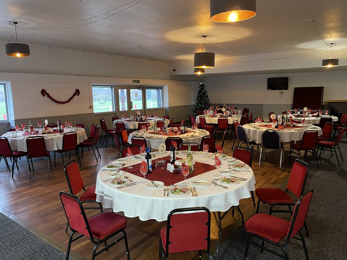 Huge thanks all those up at the crack of sparrows getting the <a href="/CPRFC/">Charlton Park RFC</a> clubhouse ready for our Christmas VP lunch when we welcome <a href="/bromleyrfc/">Bromley RFC</a>. Just the pitch to prepare and then perhaps a small sherry…