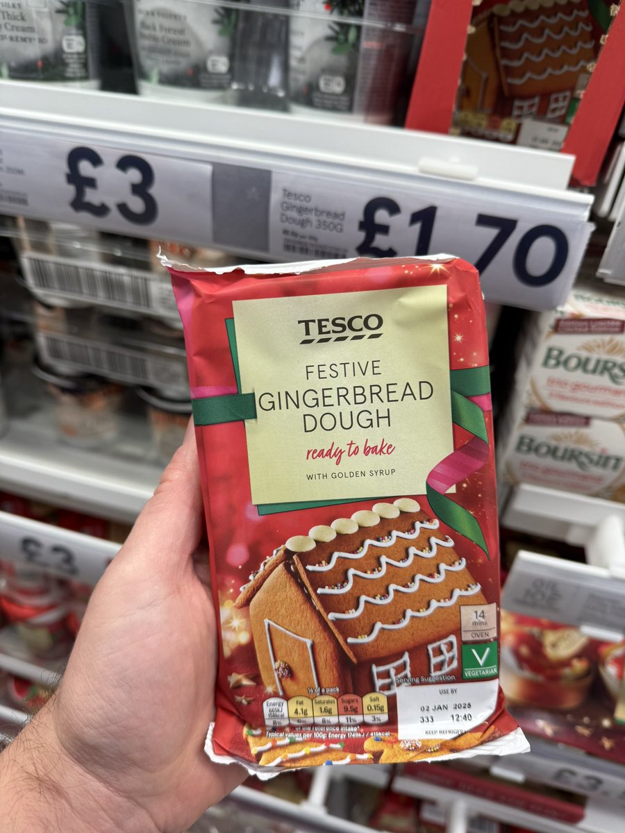All_Things_New_'s tweet image. Gingerbread Dough! 🎄 At Tesco @tesco #tesco #gingerbreaddough #gingerbreadhouse #gingerbread #christmas #wellthisisnew