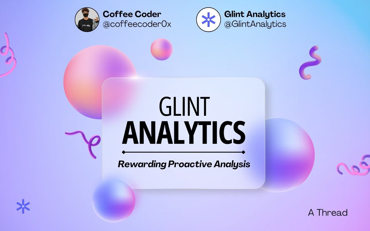 coffeecoder0x's tweet image. 𝗗𝗲𝗰𝗼𝗱𝗶𝗻𝗴 𝗺𝗶𝗹𝗹𝗶𝗼𝗻𝘀, 𝗲𝗮𝗿𝗻𝗶𝗻𝗴 𝗽𝗲𝗻𝗻𝗶𝗲𝘀.

Unfortunately, this is the life of most blockchain analysts today.

.@GlintAnalytics believes in better and consistent rewards for analysts who demystify the blockchain.

Let's explore their solution⬇️