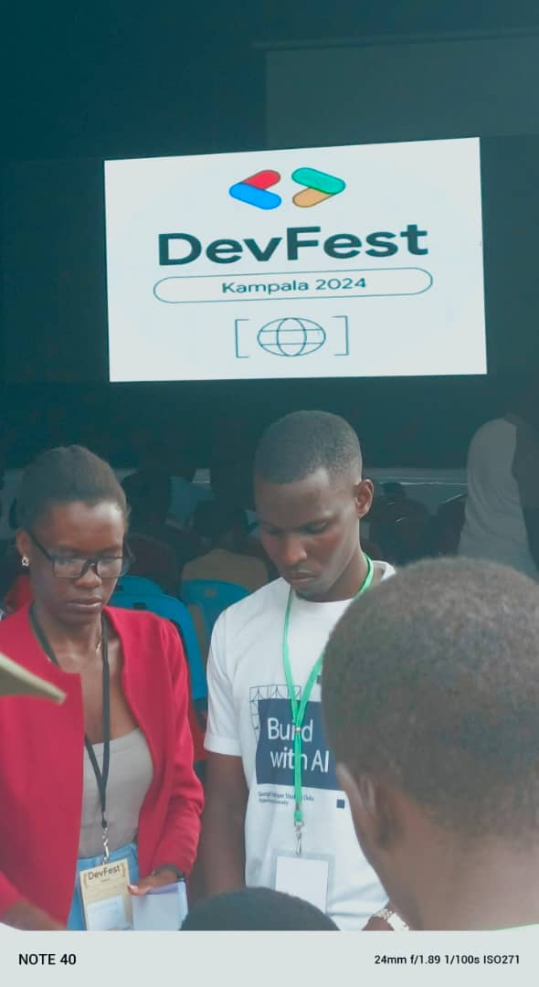 GodfreyMubiito's tweet photo. DevFest Kampala 2024 is unforgettable experience. Here to innovation, collaboration, and a brighter tech future!
#BuildWithAI2024
#DevFestKampala #ThankYou #TechCommunity #Innovation @GDGCloudKampala @googledevgroups https://t.co/HzefabZ2Ow
