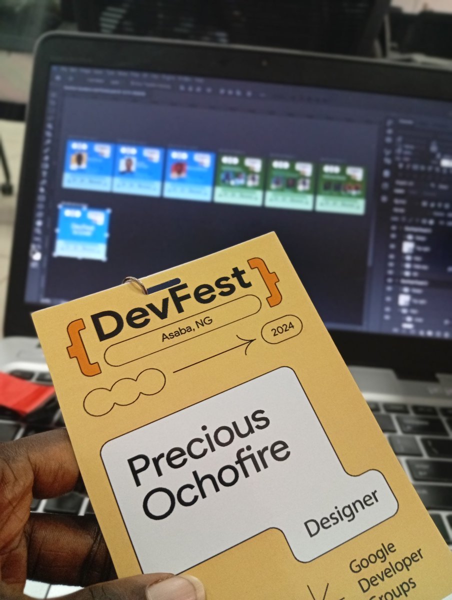It's #DevFest2024 O'clock.
I rep Design at #DevFestAsaba
<a href="/GdgAsaba/">GDG Asaba #DevFestAsaba</a>