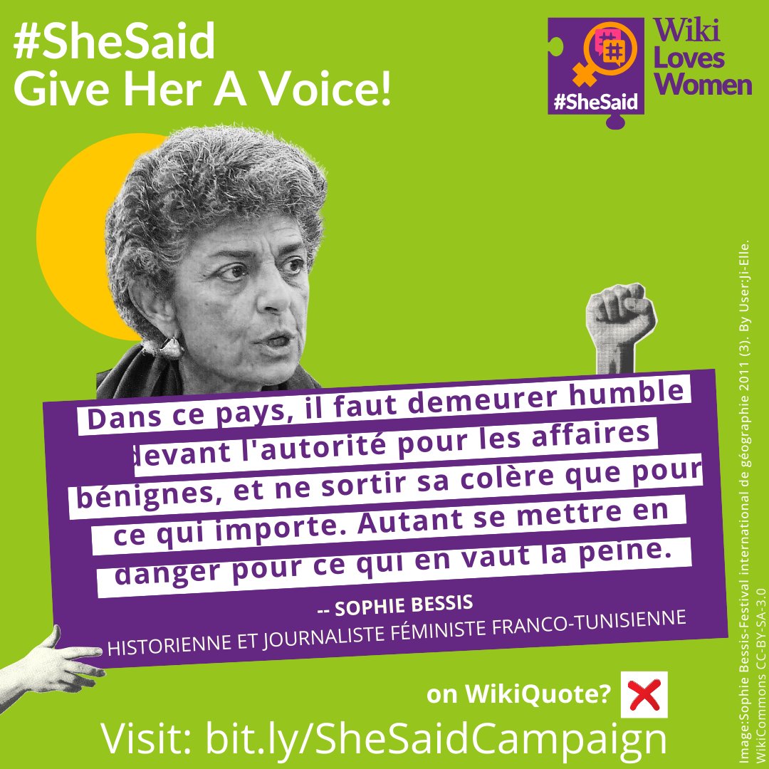 Wiki Loves Women tweet media