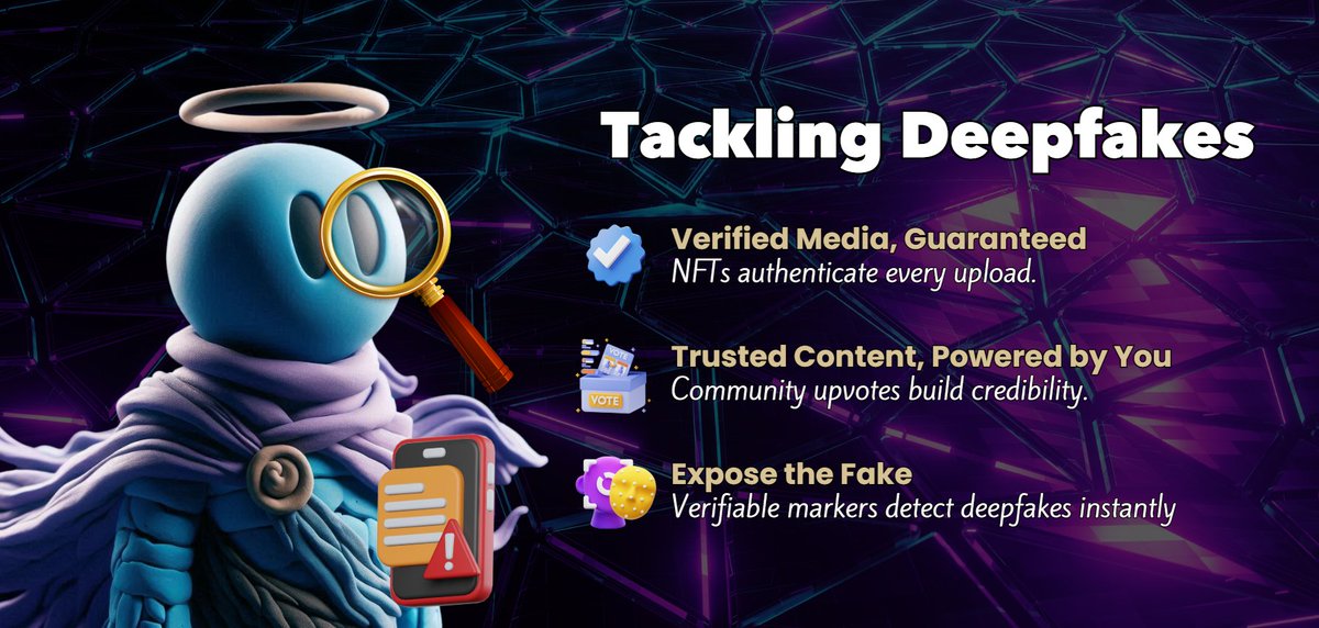 3️⃣ Tackling Deepfakes

🤔 Questioning content authenticity? SOLspace can verify every upload with blockchain tech.

👥 Community validation ensures trust in every post, photo, or video. Deepfakes will be exposed instantly.

#DeFi #SOLANA $SOL $SOUL #BURNURMEMES #100x #Altcoin