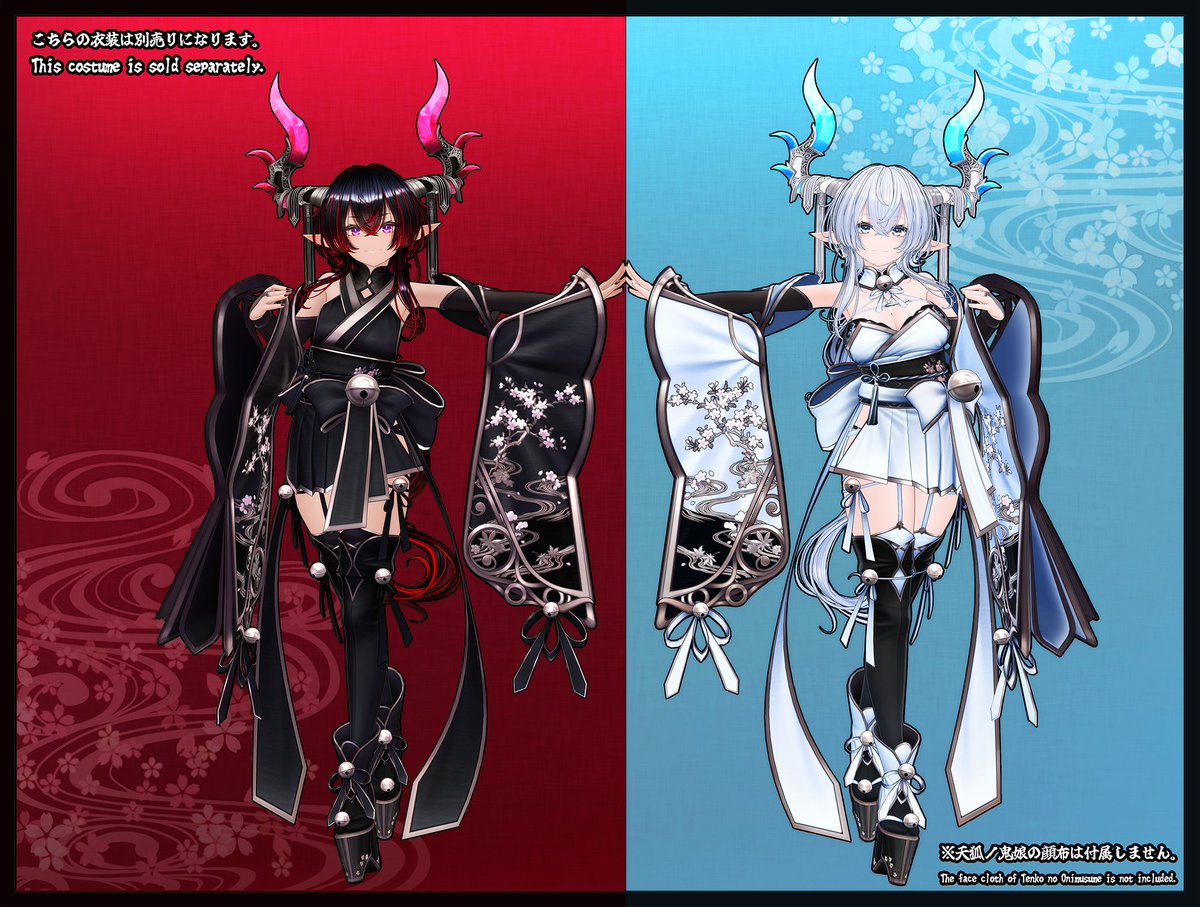 OitaN_3D's tweet photo. オリジナル３Dモデル『エレィア- Elleia 』に
天狐ノ鬼娘の衣装を着せる為の専用
UnityPackageを追加致しました！

天狐ノ鬼娘を既にご購入頂いている方には
こちらのUnityPackageは無償提供になりますので
天狐ノ鬼娘の商品ページからダウンロードできます。

衣装のみをお求めの方はエレィアの商品ページに
衣装単品版がございますのでそちらをご購入ください。

ご利用前に際には商品内にあります説明書を
ご確認いただけますと幸いです。

よろしくお願いいたします。

 #VRChat