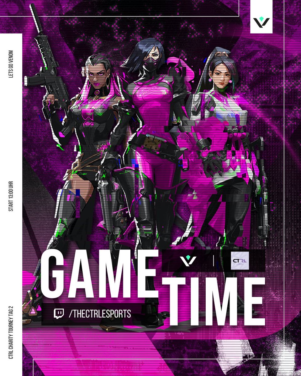 Veni eSports (@veni_esports) on Twitter photo Tag 2 für unseren VE Mix beim Charity Turnier von
<a href="/TheCTRLEsports/">CTRL Esports</a>! Heute heißt's für den Guten Zweck ein paar Wins im Lower Bracket holen! 💜Supportet uns gerne in den Streams!
🕐heute ab 13:00 Uhr
📺twitch.tv/donnetval
📺twitch.tv/thectrlesports Tag 2 für unseren VE Mix beim Charity Turnier von
<a href="/TheCTRLEsports/">CTRL Esports</a>! Heute heißt's für den Guten Zweck ein paar Wins im Lower Bracket holen! 💜Supportet uns gerne in den Streams!
🕐heute ab 13:00 Uhr
📺twitch.tv/donnetval
📺twitch.tv/thectrlesports