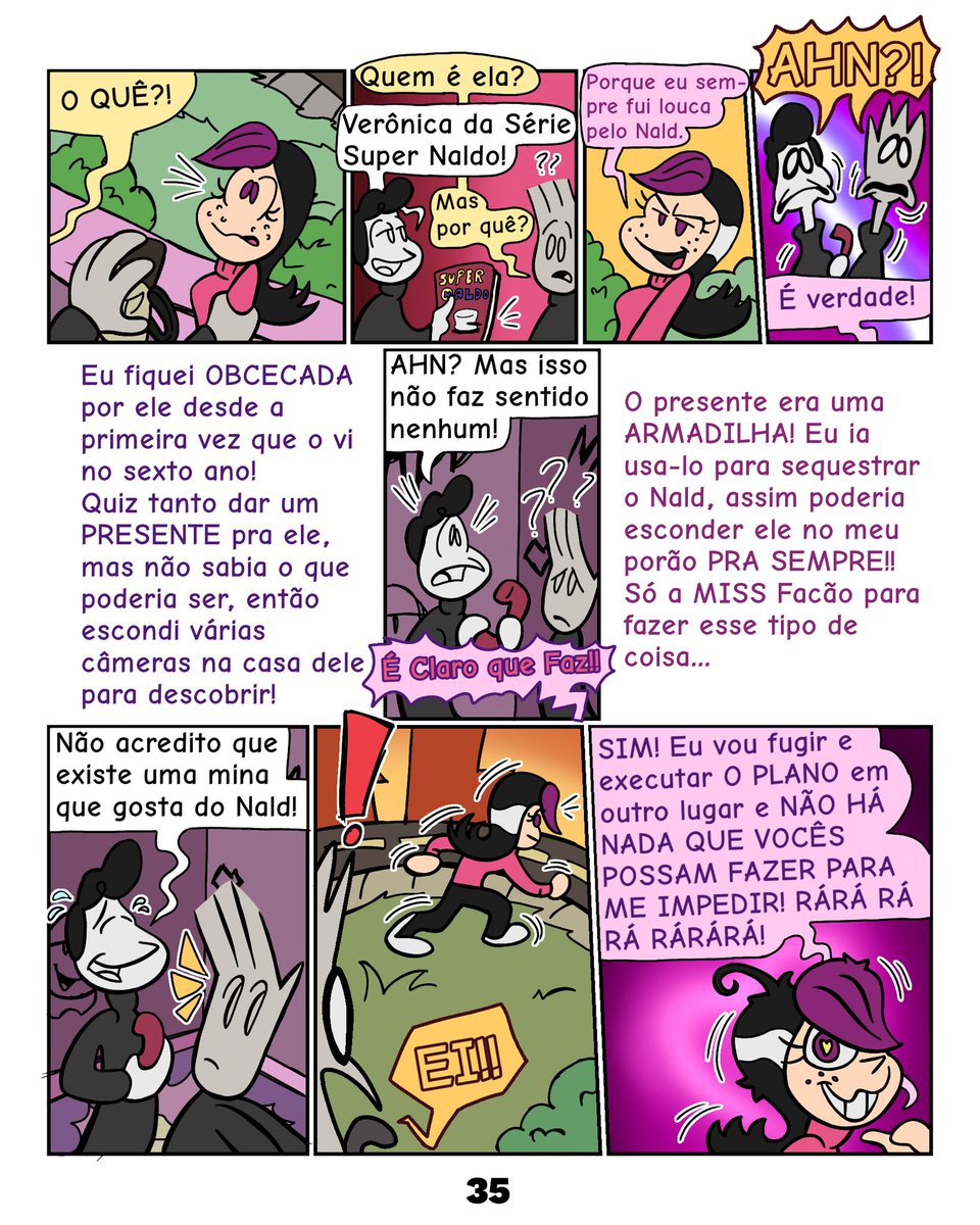 Naldimar88's tweet photo. (Página 35)
Um dia na vida de Naldimar estrelando Carlim e Jean em: A Babá
A TRIGÉSIMA QUINTA página do quadrinho de despedida da @pamela_bellfor e AHN?!!
#NGBR360 #quadrinhosbr #PamelaBellfort #umdianavidadenaldimar #UDVN https://t.co/saLh15Wxay