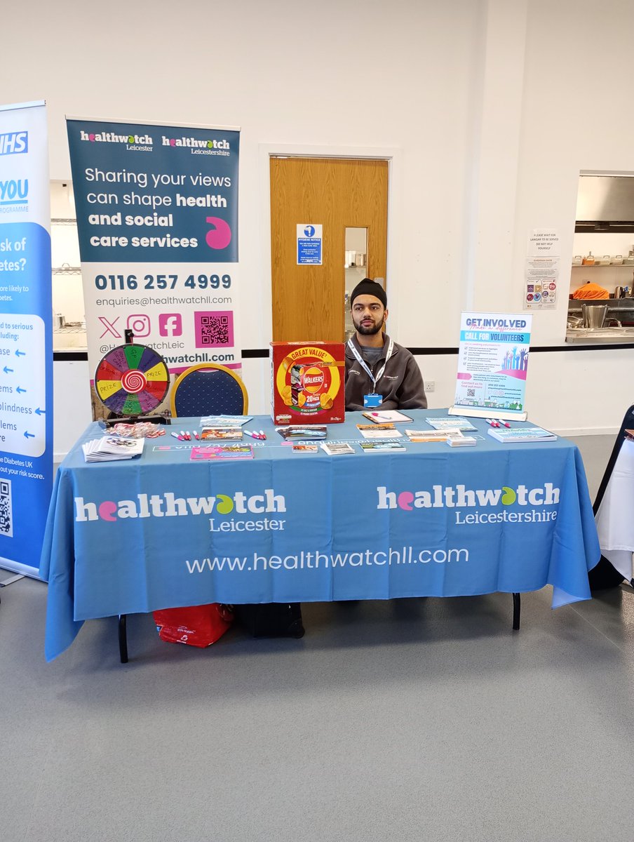 HWLL_Dulna's tweet photo. We are at the health and wellbeing event at Gurdwara Sahib.. come and chat with us and share your experiences of your local health and social care services. #hwll #volunteers @HealthwatchLeic @HWLL_CO @HWLL_Harsha @HWLL_Riyaadh @valonline @LPTnhs @Leicester_News https://t.co/nWYlUgMitS