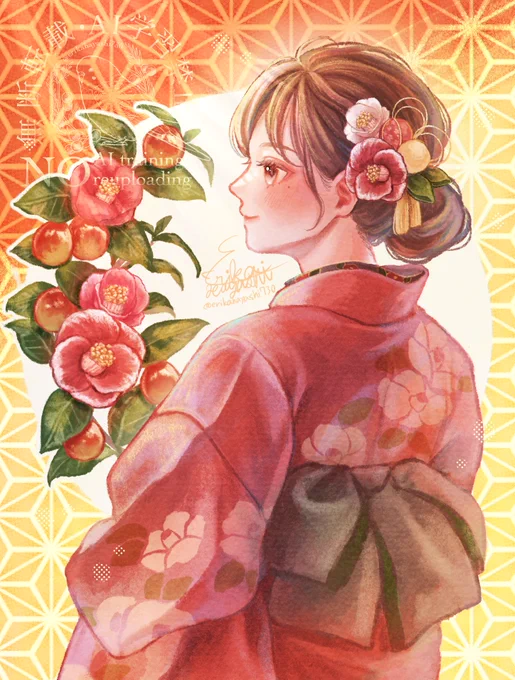 椿#illustration #イラスト 